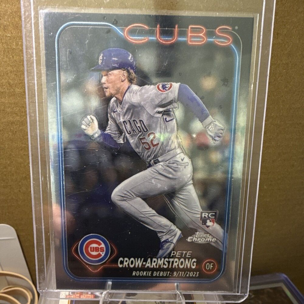 Topps 2024 Chrome Update Rookie Debut Pete Crow-Armstrong RC #USC158 Cubs